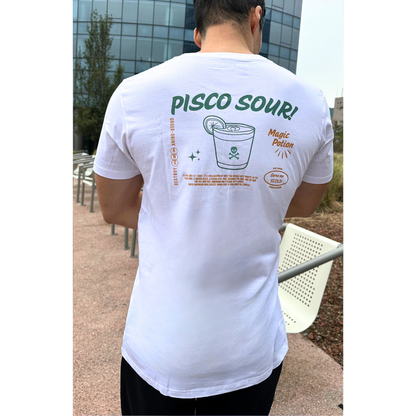 Polera Pisco Sour - Manga Corta Slim Fit