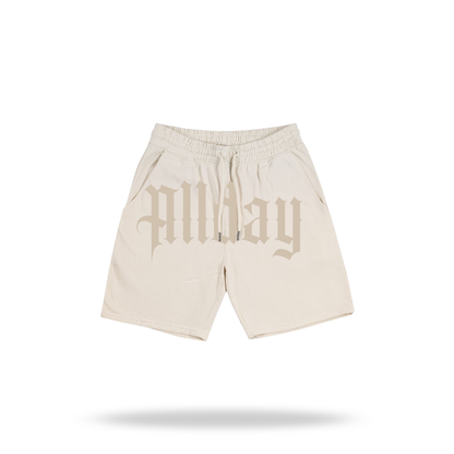 Short Beige in Beige - Cotton
