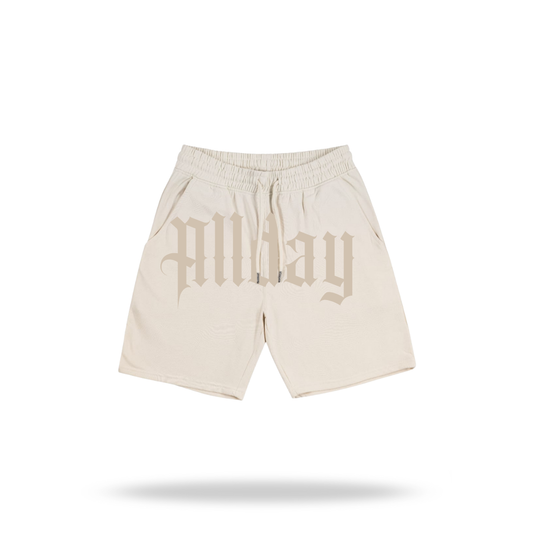 Short Beige in Beige - Cotton