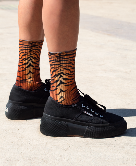 Tiger Print - Calcetines Premium